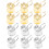 48Pièces Accessoires Boucles D'oreilles Clips En Cuivre 3