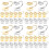 48Pièces Accessoires Boucles D'oreilles Clips En Cuivre 6
