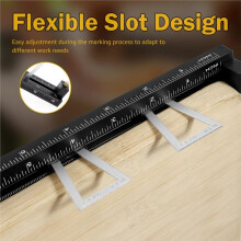 28Pcs Multifunctional Dovetail Marking Tool Set for Woodworking, Adjustable Aluminum Alloy