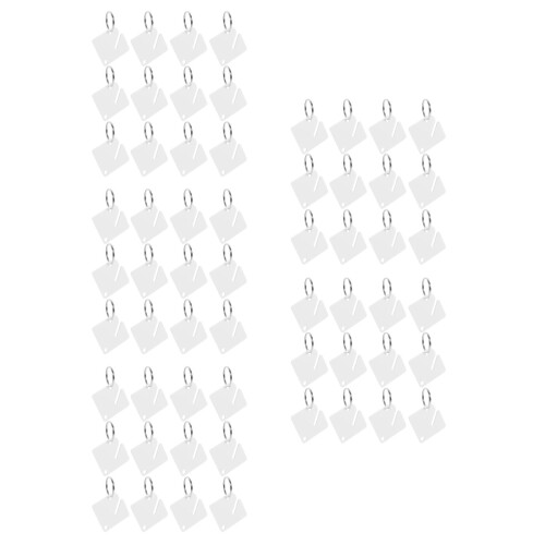 300Ensembles Porte-Étiquettes Clés Zinc Résistant 1