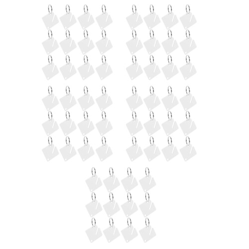 300Ensembles Porte-Étiquettes Clés Zinc Résistant 2