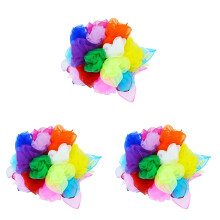 36Pièces Foulards De Danse Légers En Tissu Imitation Soie Pour Enfants