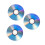 3Ensembles Cd Audio Enregistrable Rapide Capacité 4