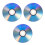 3Ensembles Cd Audio Enregistrable Rapide Capacité 7