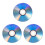 3Ensembles Cd Audio Enregistrable Rapide Capacité 9