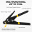 Cable Tie Tool for Fastening and Cutting, Adjustable Tension Control Zip Tie Tool Quick Tensioner 6