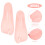 25Paires Modèles Pieds Plastique Rose Support Bottes 7