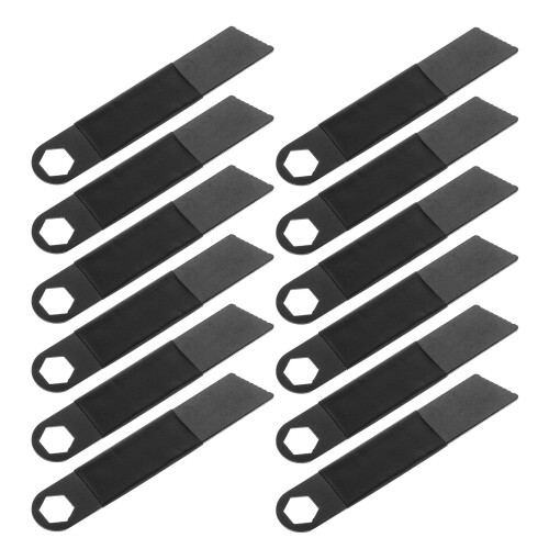 48Pcs Stainless Steel Fire Starter Tool Black for Camping Kitchen Use 2