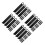 48Pcs Stainless Steel Fire Starter Tool Black for Camping Kitchen Use 8