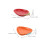 2Pcs Pratos Cerâmicos Decorativos Para Condimentos Com Design De 3