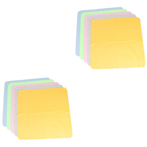 10Pièces Lingettes Reutilisables Microfibres Pour Écrans Multicolores 2