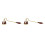 2Pcs Multi Color Enamel Candle Snuffer Vintage Wick Extinguisher Tool 5