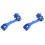 2Pièces Composant Arrière Bleu Alliage Installation Facile 2