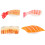 16Pièces Sushi Factices Haute Simulation Décor Maison Variés 10