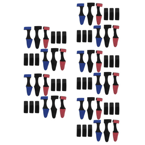 60Pièces Bandes Élastiques Housses Assorties Pour Canne À 1