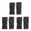 3Paires Mitaines Stretch Polyester Punk Goth Pour Costume Halloween 4