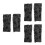 3Paires Mitaines Stretch Polyester Punk Goth Pour Costume Halloween 9
