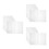 15Pcs Transparent Book Protective Covers Waterproof PP Book Sleeves 2