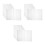 15Pcs Transparent Book Protective Covers Waterproof PP Book Sleeves 6