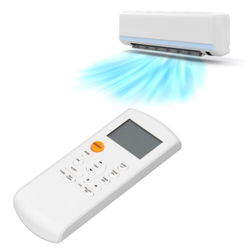 Easy To Use Remote Control For Midea AC Units No Programming Required Comfortable Hand Feeling Durable Multi Function Backlight Design12-Month 1