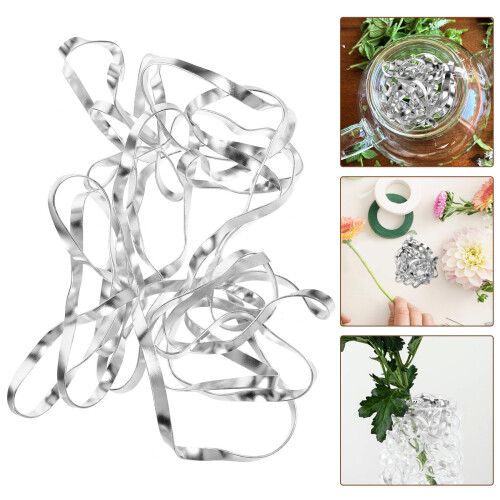 2Pcs Durable Silver Flower Arrangement Holders Mesh Cage Flower Fixers 2