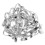 2Pcs Durable Silver Flower Arrangement Holders Mesh Cage Flower Fixers 4