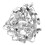 2Pcs Durable Silver Flower Arrangement Holders Mesh Cage Flower Fixers 9