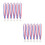 12Pcs Assorted Color Tiny Crystal Medals with Ribbon for Competitions 5