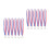 12Pcs Assorted Color Tiny Crystal Medals with Ribbon for Competitions 6