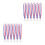 12Pcs Assorted Color Tiny Crystal Medals with Ribbon for Competitions 7