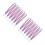 12Pcs Assorted Color Tiny Crystal Medals with Ribbon for Competitions 8