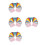 400Pcs Assorted Colors Paper Envelopes Card Holders for Storage Use 6