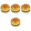 4Pcs Simulation Burger Model Artificial Food Display Prop 5