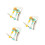 3St Ergonomisch Handvat Springtouwen Kids Bamboe Multikleur Workout 8