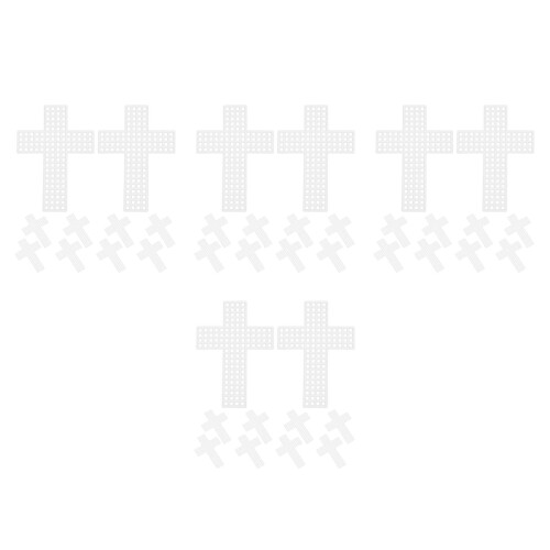 40Pcs Durable Plastic Mesh Canvas for Yarn Crafting Embroidery DIY