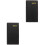 2Pièces Planner Noir Agenda Hebdomadaire Liste Tâches Efficient 4