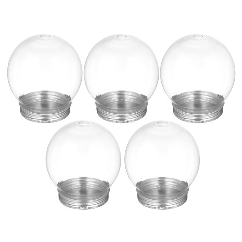 10Pièces Kits DIY Globe À Neige Transparent Pour 2