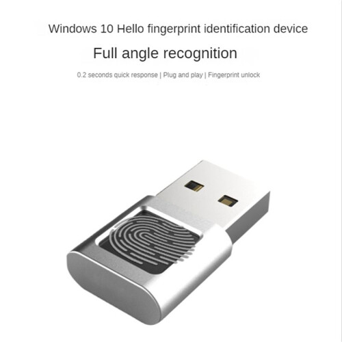 2X  USB Fingerprint Reader Module Device Biometric Scanner för Windows 10/11/Hello Dongle Laptops PC Säkerhetsnyckel USB 2