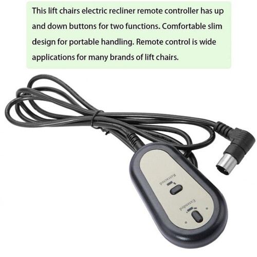 3X Interrupteur D'Inclinaison Électrique Télécommande Chaise Élévatrice Interrupteur de Commande Manuelle à 2 Boutons Appareils Ménagers 2