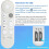 2X GY3LE Replace Voice Remote Control for  Chromecast 4K Snow Streaming Media Player Remote Control 3