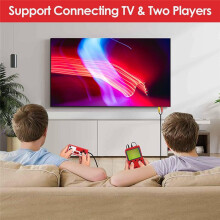 2.4Inch Retro Handheld Game Console+Game Controller for Kids 400 Games Support for Connecting TV and Two Players TV B
