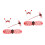 2Sets Kostüm Accessoire Für Bühne Party 8