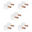10Stk Espressomessbecher Mit Holzgriff, Transparenter Milchbecher 9