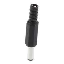 20 Pcs Black 2.5mm x 5.5mm Power Male Plug Jack & 10 Pcs 1S 3.7V 4A Li-Ion BMS PCM 18650 Battery Protection Board PCB
