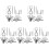 5Sets Durable Silver Clarinet and Saxophone Repair Tool Kit 1