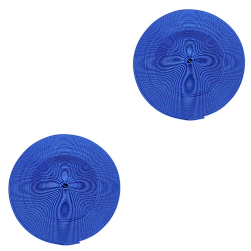 2 Dunkelblaue Elastische Bänder Strap Strap DIY Schuhe Zubehör 2