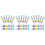 24Pièces Crayons Amusement Stackables Pour Enfants Cadeaux Scolaires 3