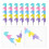 24Pièces Crayons Amusement Stackables Pour Enfants Cadeaux Scolaires 9