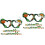 24Stk Partybrillen Papier St. Patricks Tag 5