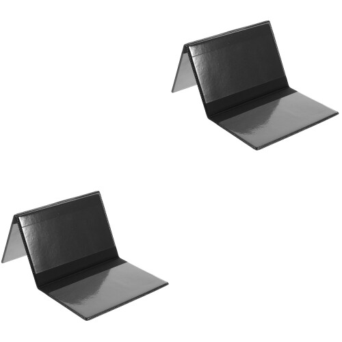 2Pièces Vide Trick PU Noir Accessoire Magicien Scène 2